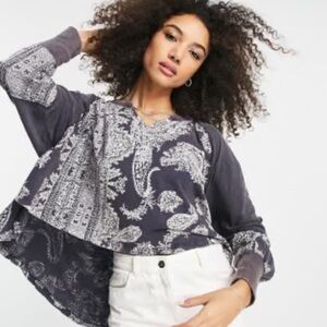 We the Free Paisley Top (free people)
